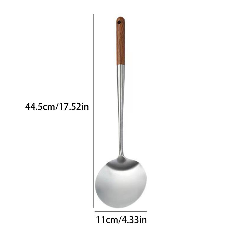 

Жаропрочный шпатель из нержавеющей стали с антипригарным покрытием, кухонная лопатка из нержавеющей стали для дома для приготовления пищи S