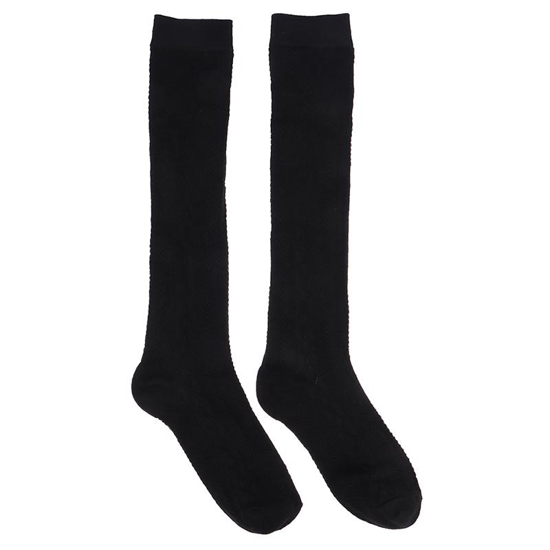 Japan Style High School Student Stockings Long Socks Solid Black White Summer Thin Woman Socks Jk Costumes Girls Knee High Socks