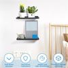 NYTT-2X Husbils Vikbar Hylla Utrymmesbesparande Organizer Aluminium Väggförvaringsställ Husbils Flytande Hylla Lätt att Installera Biltillbehör