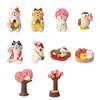 Japanese Zakka Cat Cherry Blossom Season Figure - DIY Resin Craft Gift Ornament