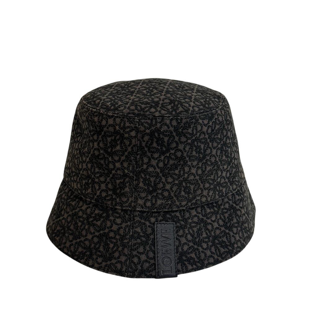 

LOEWE K820HB1X13 reversible Repeat anagram cotton hat black cotton Used