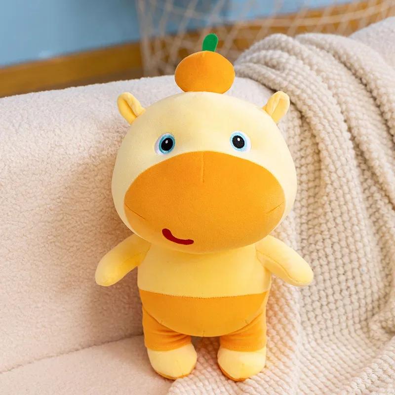 Chubby Lulu Capybara Plush Toys Cozy Funny Cartoon Otter Doll Lovely Cute Room Home Decor Cushion Pillow Children Birthday Gift