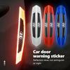 For Hyundai 4Pcs Car Door Safety Warning Sticker Reflective Decal Decorative Accessories I10 I20 I30 I40 Ix20 Ix35 Ix55 Venue Swt2