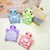 Plush Cute Turtle Dog Toys for Small Dogs Squeaking Dog Teething Sound Toy Soft and Safe Good for Dental Health Suitable