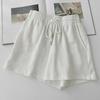 Korean-Style Women's Summer Wide-Leg Elastic Waist Shorts - Plus Size