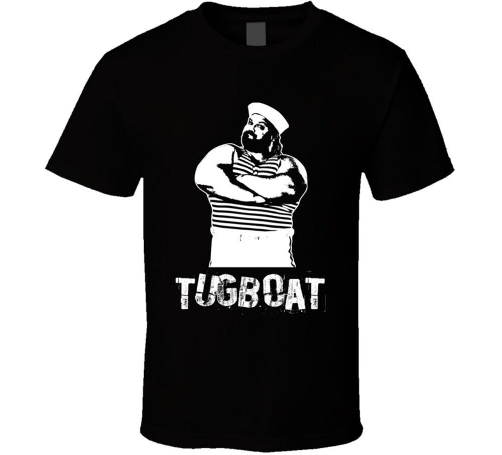 Tugboat Retro Legends Of Wrestling T Shirt Unisex T-Shirt L