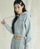G.G. Crop Hoodie - 4Col