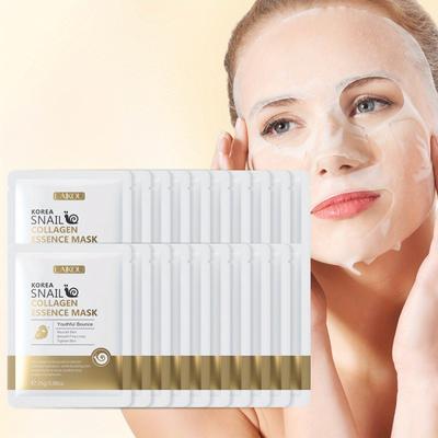 5pcs/3pcs/1pc Snail Protein Mask Moisturizing and Hydrating, Keeping Away Dry Skin, Daily Skin Care Mask