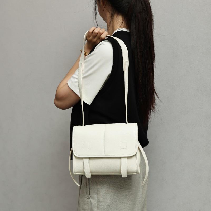 Womens Crossbody Bag Stylish Minimalist Shoulder Casual Everyday Use Medium Size Synthetic Leather Messenger