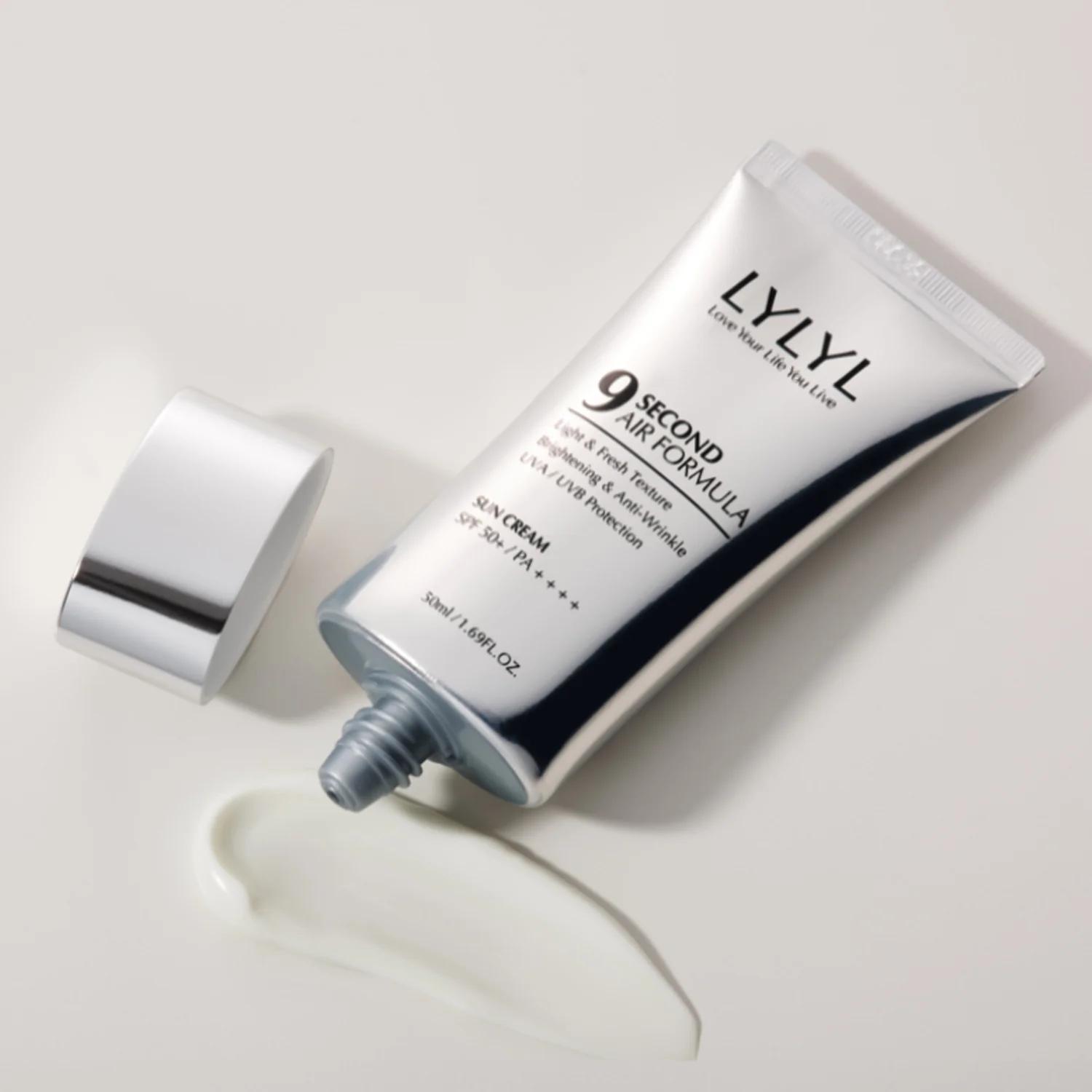

[LYLYL] 9 Second Air Formula Sun Cream SPF50+ PA++++ 50 мл, Увлажнение, Корейская косметика, Kbeauty, пробник