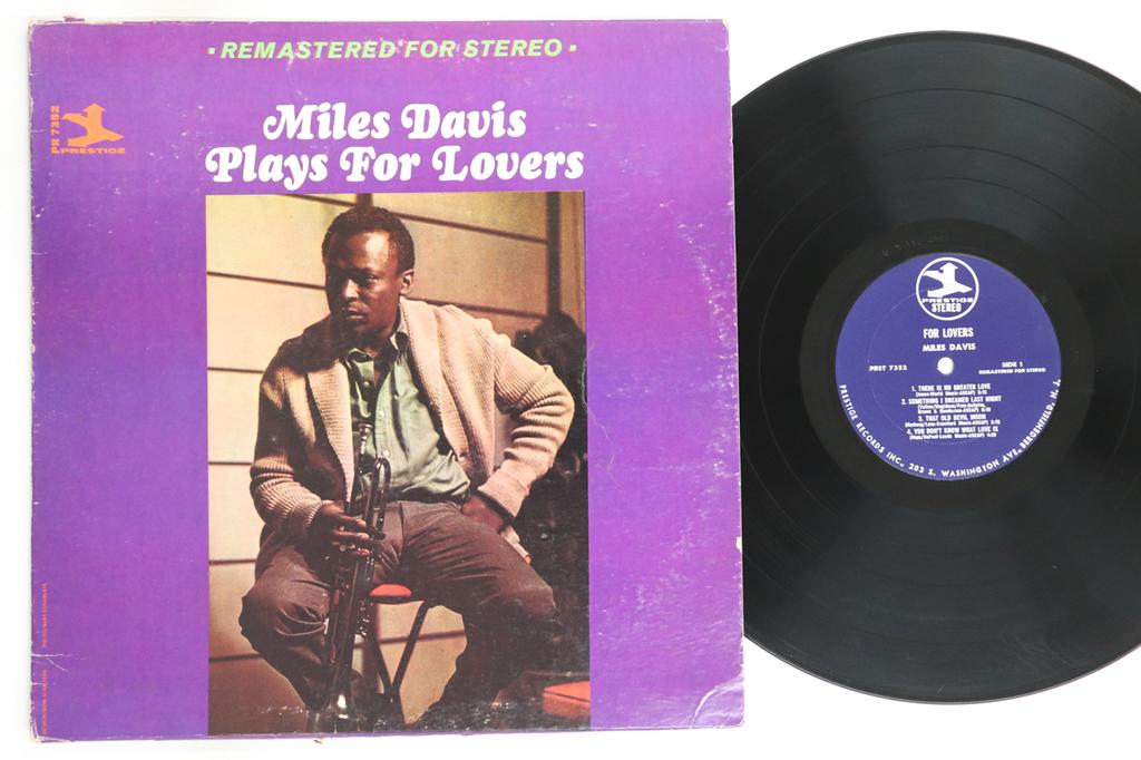 LP Record MILES DAVIS - Plays For Lovers PRST7352 PRESTIGE 1965 US Jazz Used