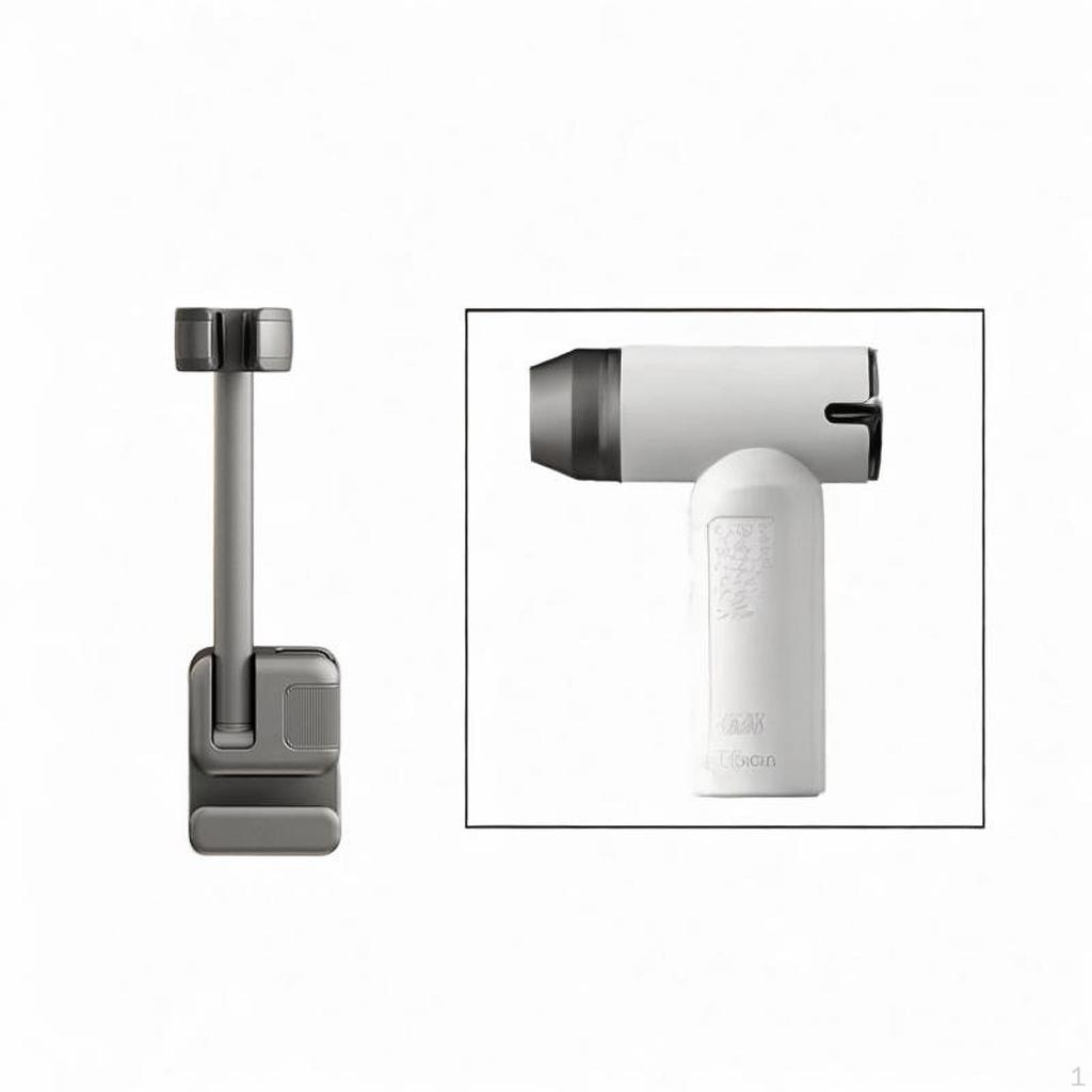 Hands Free Hair Dryer Holder Wall Mounted Organizer for Home And Salon