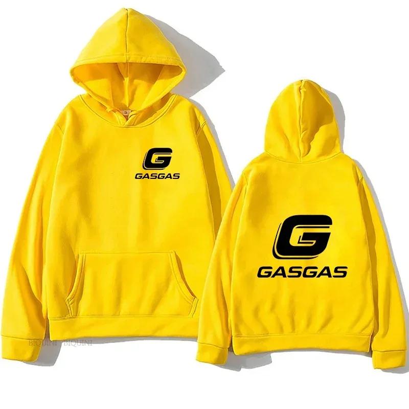 New autumn and winter motorcycle gas hoodie, comfortable solid color street wear, fashionable casual warm sports pullover gift