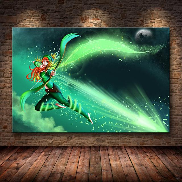 Unframed The Poster Decoration Painting of DOTA2 On HD Canvas Canvas Painting Wall Art Canvas Wall Art Canvas