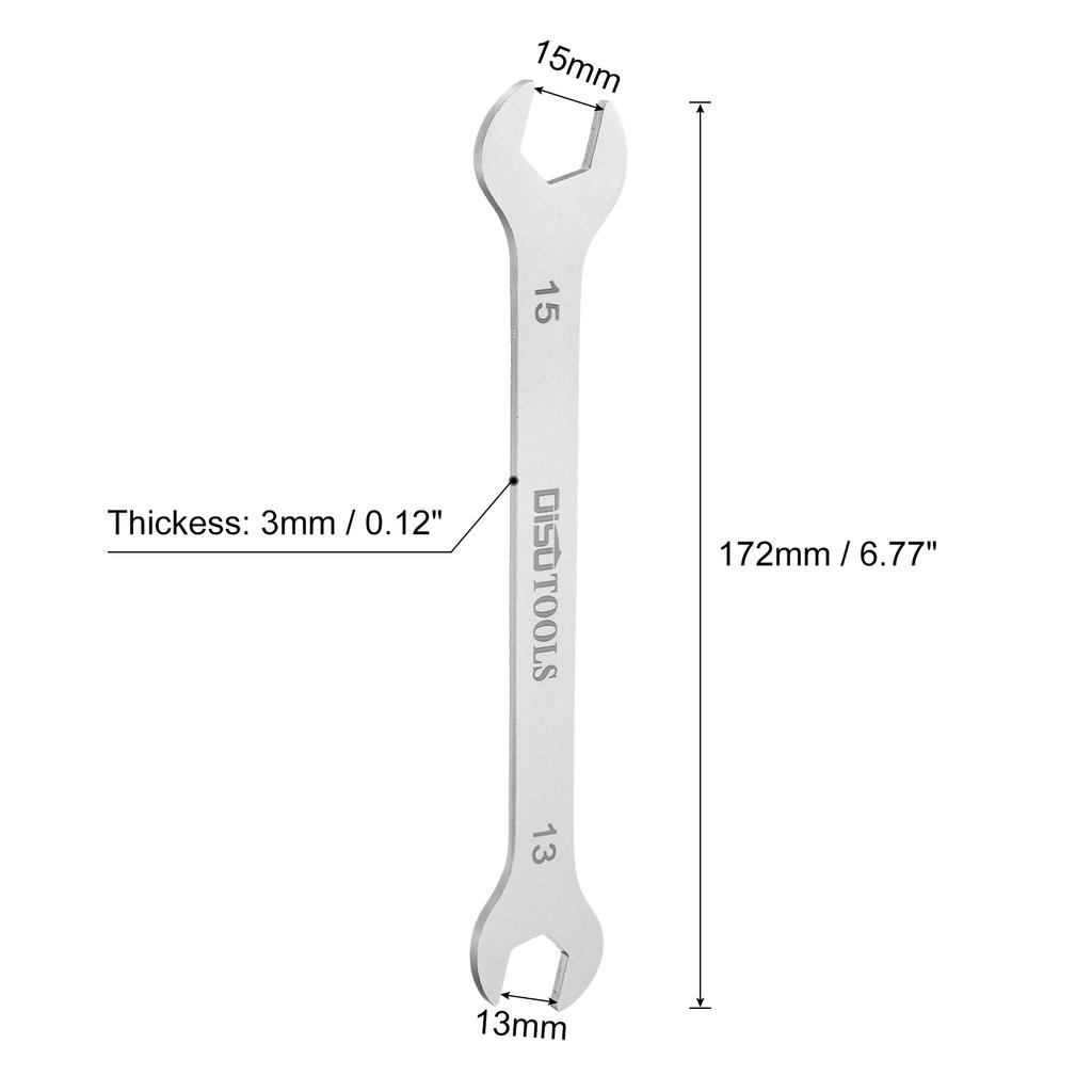 1/2pcs Thin Open End Wrench 5.5-32mm Metric Sandblasting Plated Stainless Steel Double Ended Slim Spanner for General Repairs