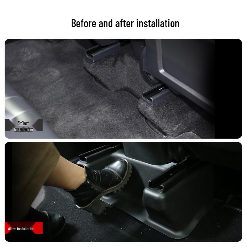 Tesla Model Y Under-Seat Slider Kick Protection Cover for Rear Door Sill