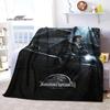 Jurassic Park Blankets for Beds Home Travel Adult Flannel Blanket for Couch Bed Living Room Sofa Child Keep Warm King Size