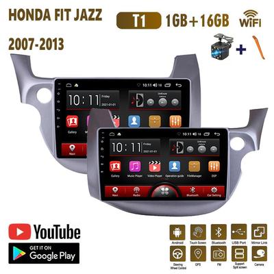 10.1" Android Car Stereo Radio For HONDA FIT JAZZ 2007-2013 Car Multimedia Player DVD Speakers Head Unit Audio WIFI 1+16GB