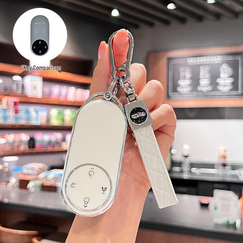 ZHIJIE 2026 Car Key Case for R7/S7 Electric & Extended Range Models - Key Shell Buckle Bag for Men & Women