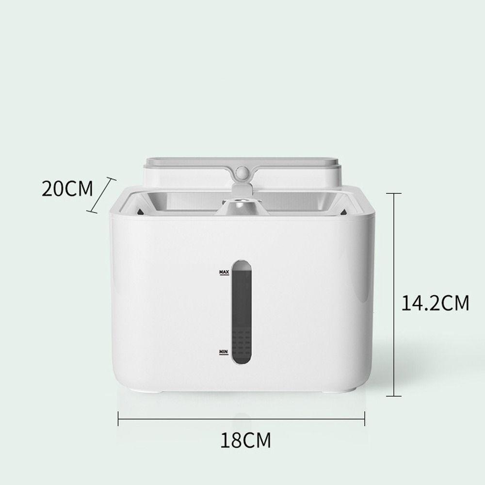 Portable Wireless Pet Water Drinker Circulating Water Eco-friendly Smart Pet Water Dispenser Detachable Pet Water Fountain