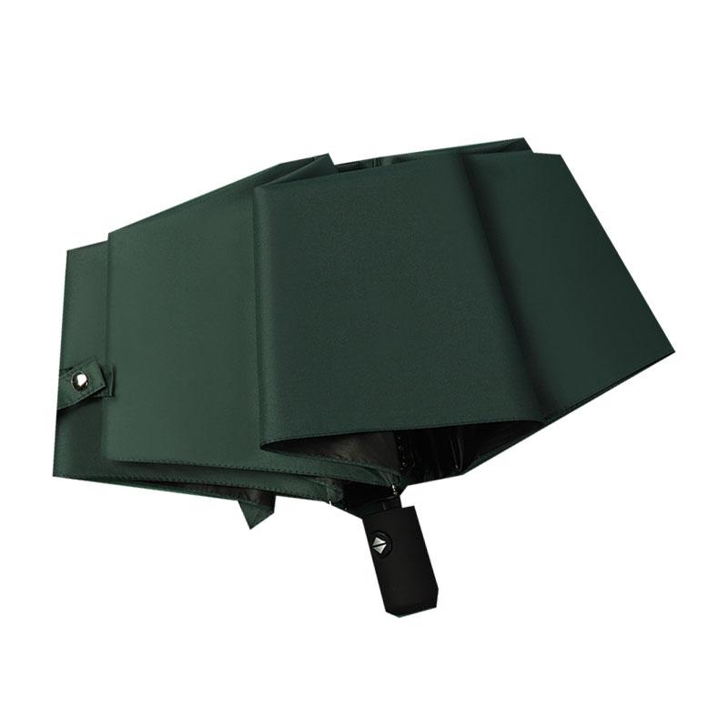 

Дорожный зонт Солнце Дождь 3 сложения 8 спиц Кнопочное управление Легкий зонт для женщин девушек на каждый день мужчин темно-зеленого