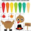 Ceiba Tree Turkey Bulletin Board Decoration Set Thanksgiving Turkey Cutouts Fall Classroom Decor School Supplies