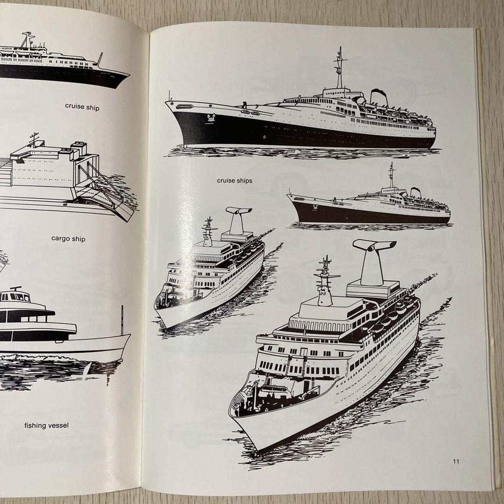 [USED] Illustrations of Cars, Trucks, Trains, Ships, Planes, Motorcycles and Other Vehicles for Cutting and Pasting In Foreign Books