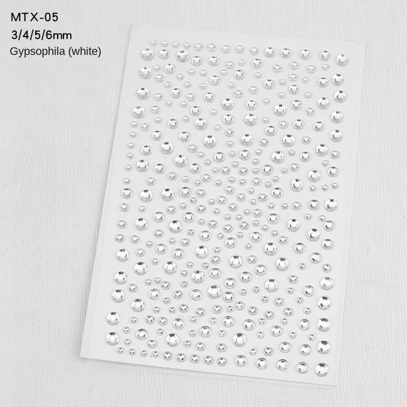 1Pcs Music Festival Party Face Jewelry Decoration Rhinestone Crystal Kids Toy DIY Diamond Stickers Eye Makeup Self-adhesive Nail