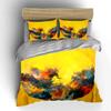 Abstract Wall Art Decor Set Soft Comfortable Duvet Cover Bedding Set Included 1*Duvet Cover & 2*Pillowcases gift