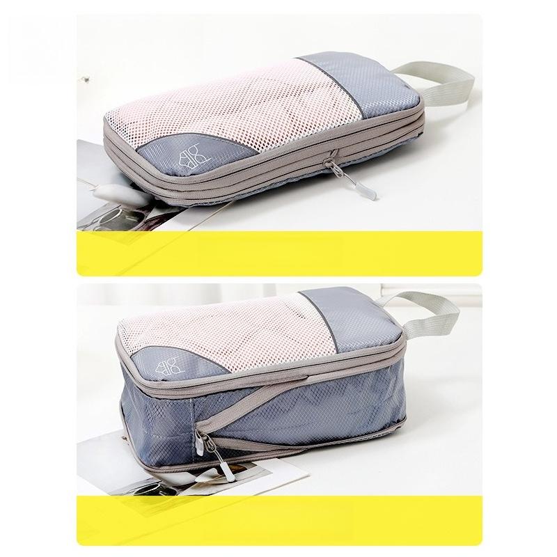5PCS/set Travel Clothes Storage Bag Luggage Compression Organizer Set Large Capacity  Packing Cubes for Travel Luggage Suitcase