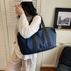 Dry and Wet Separate Travel Bag Women's Large Capacity Outdoor Duffel Bag Extensible Lightweight Yoga Fitness Bag