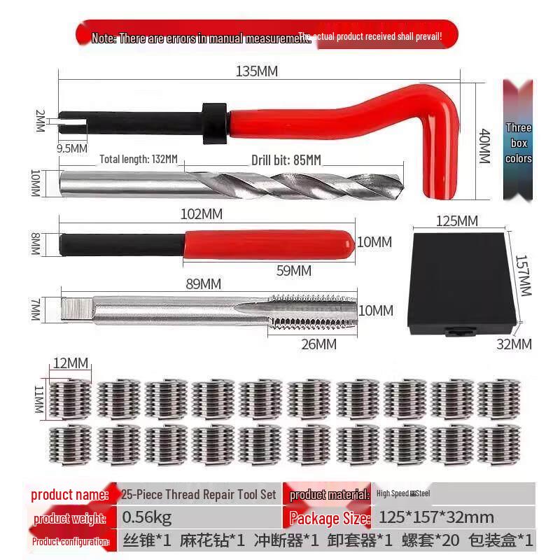 Spark Plug Thread Repair Kit