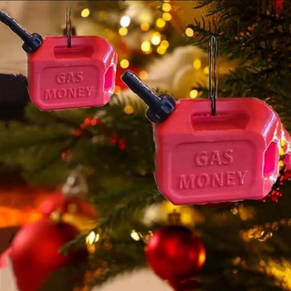 Mimi Christmas Tree Gas Can Ornament Decorative Gas Tank Saving Money Decoration Christmas Tree