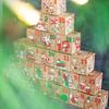 24 Advent Calendar Boxes for Christmas Countdown with Festive Holiday Patterns Suitable for Treats Jewelry or Small S