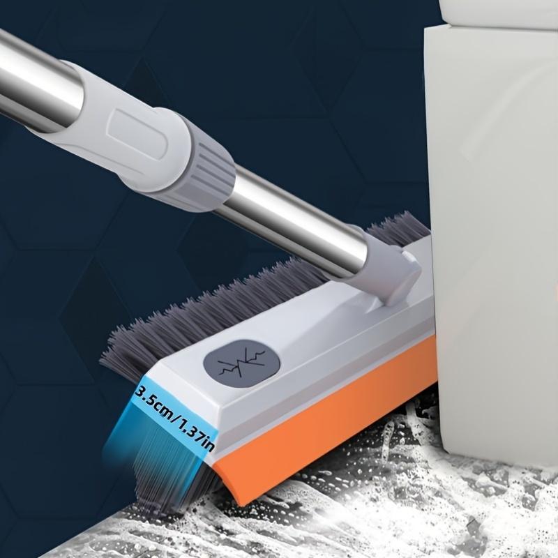 1 szt. Szczotka do szorowania wielopowierzchniowa z wbudowanym zbiornikiem na płyn - Rozsuwany ręczny czyścik do podłóg i ścian do łazienki, kuchni, toalety, salonu