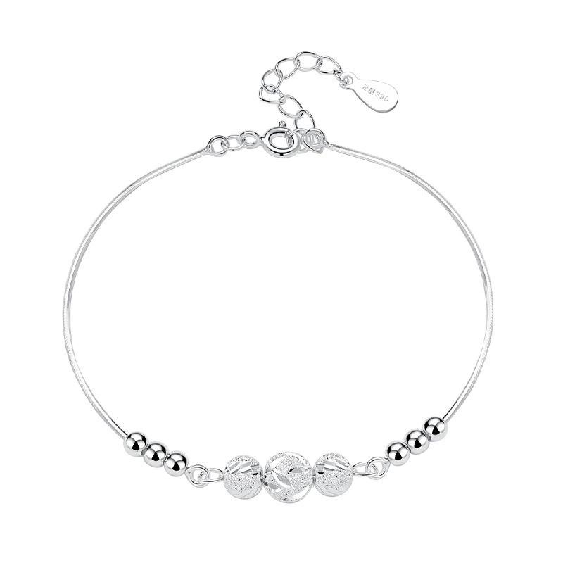 Bracelet Ingenuity Sansheng III Transfer Bead Bracelet Fashionable Versatile Jewelry for Girlfriend's Birthday Gift