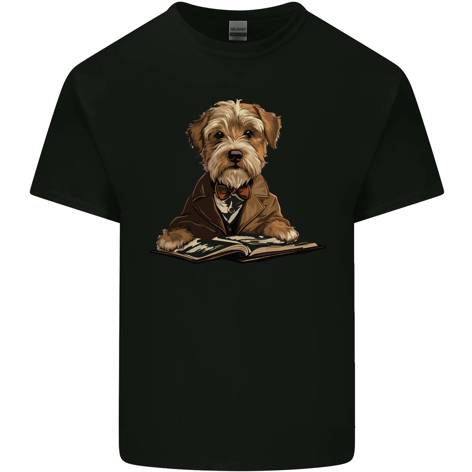 A Dog Reading a Book Kids T-Shirt Childrens S
