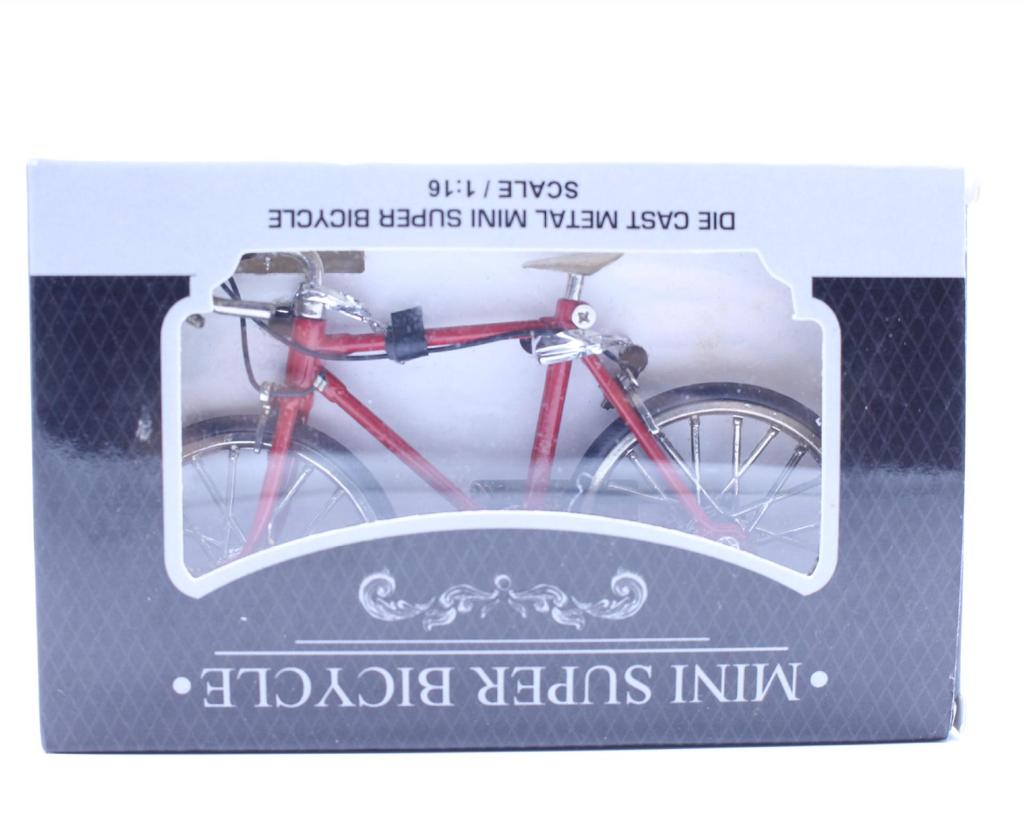 1:10 Miniature Alloy Bicycle Model with Brake and Movable Wheels