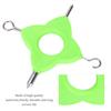 2PCS Green 4 in 1 Multifunction Outdoor Fishing Puller Knot Tool Fish Device Tackle Accessory