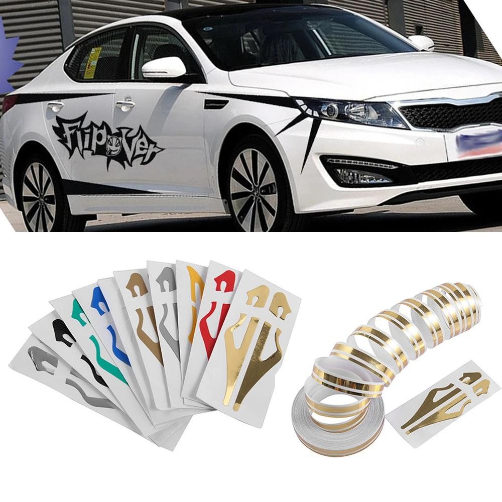 Generic Car Vinyl Pinstriping Tape Stripe Decal Auto Pinstripe Tape for Body Side Craft Projects Door Car Hood Boat