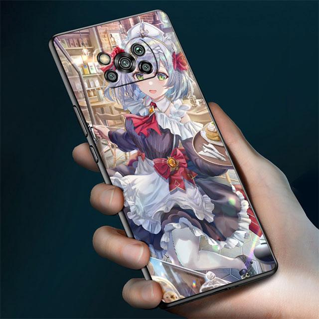 Case For Xiaomi Mi Poco X3 NFC X4 Pro F3 M3 C40 F4 GT M5 M4 F1 11 Lite 11T 10T 9T Silicone Phone Cover Genshin Impact Girl Funda