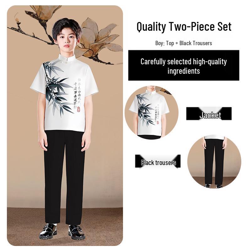 June 1st Chinese-Style Children s Performance & Graduation Costume for Primary Students 130cm