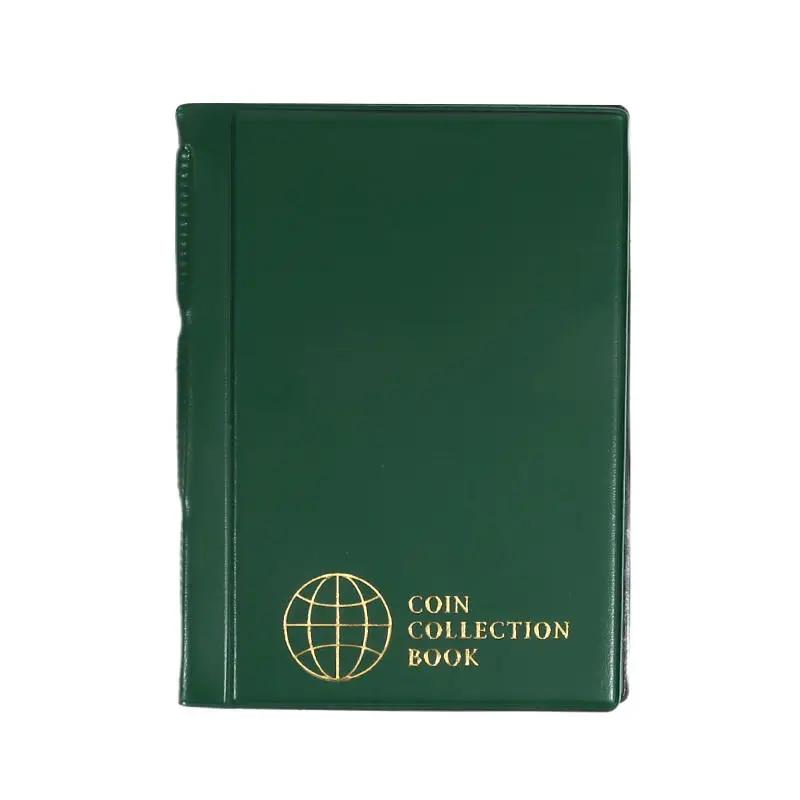 

120 Pockets Coin Collection Book Album for Collectors Commemorative Coin Storage Holders 1-5 Cells