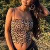 Summer Women Sexy Camisole Female Leopard Print Skinny Crop Top Female Party Nightclub Bodycon Tank Tops Y2K Sleeveless Tank Tops