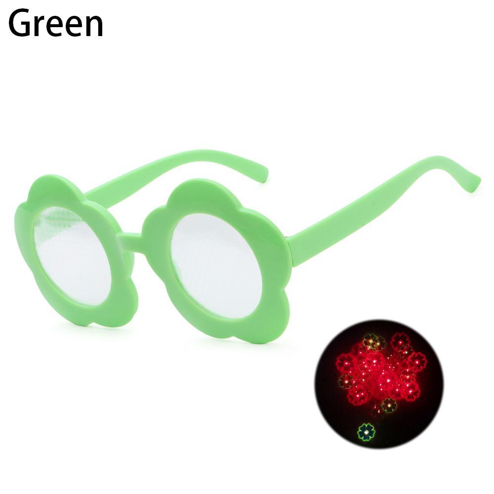 Effect Glasses Lights Change to Firework Shape Fireworks Diffraction Glasses Sunflower Shaped