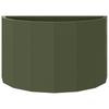 Planter Olive Green 60 X 30 X 35 Cm Steel