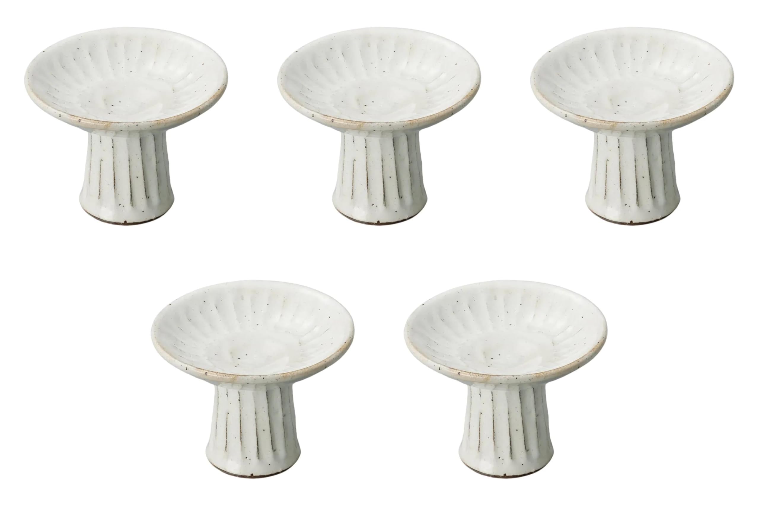 

Set of 5 Kohiki Sōgime Taka-Hashi Small Bowls [10 x 7.5cm] | Taka-Hashi Small Bowls Setomonohonpo