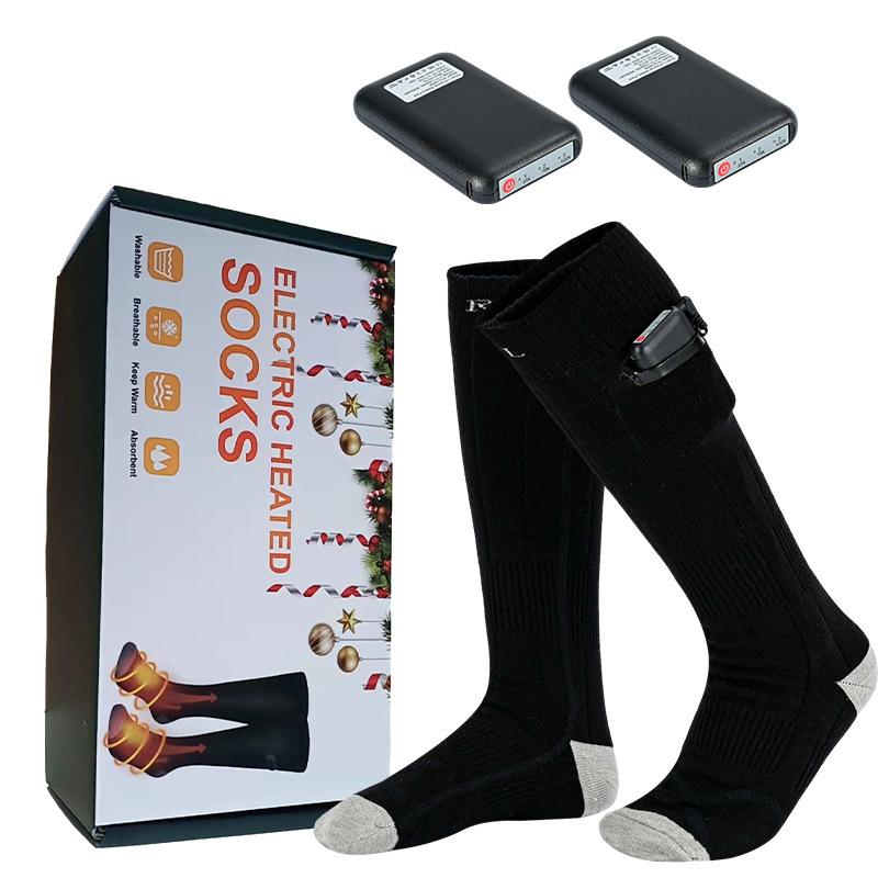 Battery Powered Self Heated Sports Socks Thermal Heat Sock With Accessories Customized