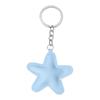 Colorful Five-Pointed Star Keyring Star Shaped Keychain Handmade PU leather Pentagrams Pendant Key Chain Bag Jewelry