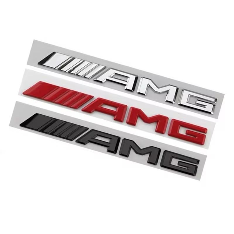 FCUI6 For Mercedes benz AMG C E S GLE CLC Class W204 W203 W205 W124 W221 W213 W212 Metal Car 3d Rear Letter Emblem Trunk Sticker